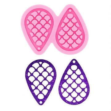My Store SILICON MOULD MERMAID EARRING MOULD