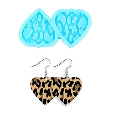 My Store SILICON MOULD HEART DESIGN EARRING MOULD