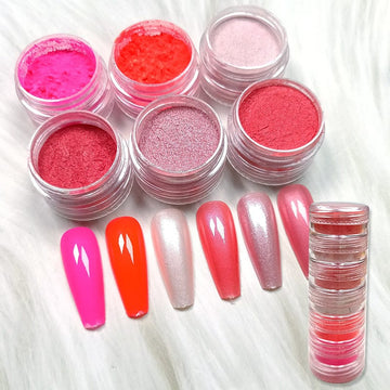 JUST CRAFT IT MICA POWDER 6 Shade Pearl Mica Powder (N)