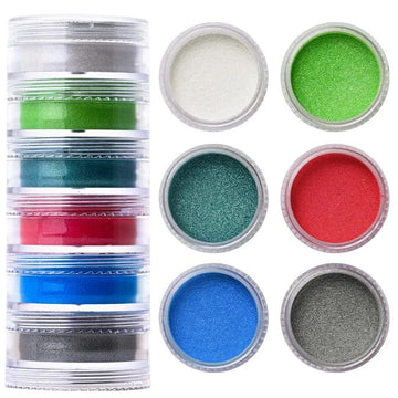 JUST CRAFT IT MICA POWDER 6 Shade Pearl Mica Powder (T)