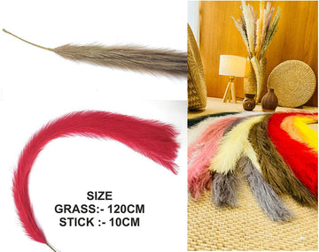 My Store GRASS BROWN FAUX BOHO PAMPAS GRASS