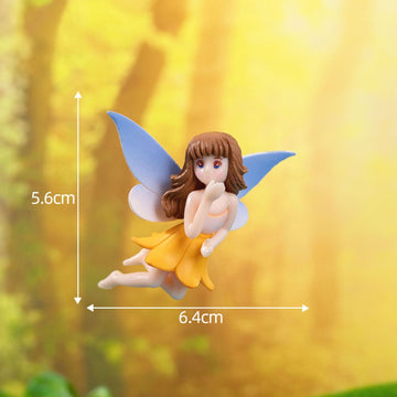 my store MINIATURE Yellow Flower Fairy