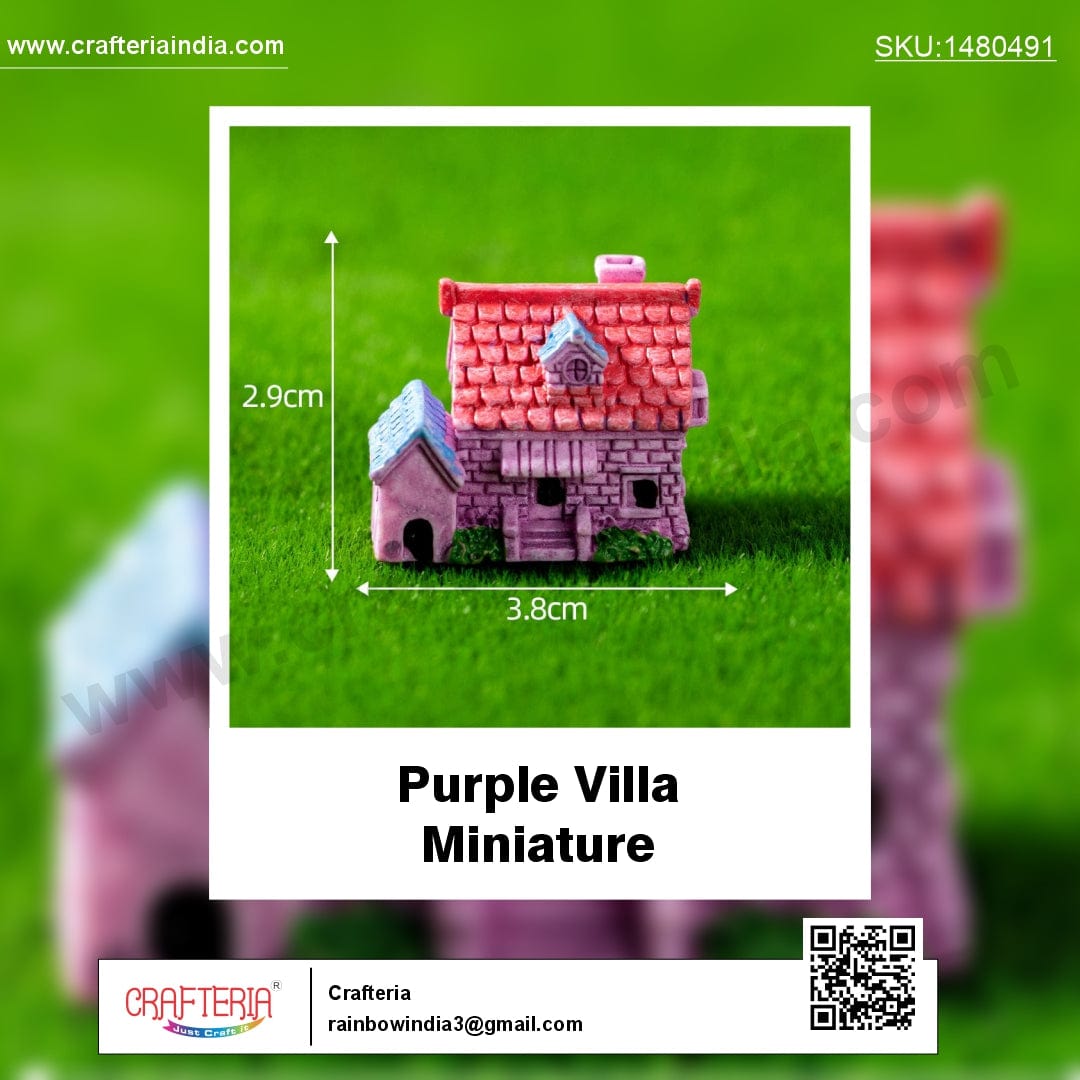my store MINIATURE Purple Villa