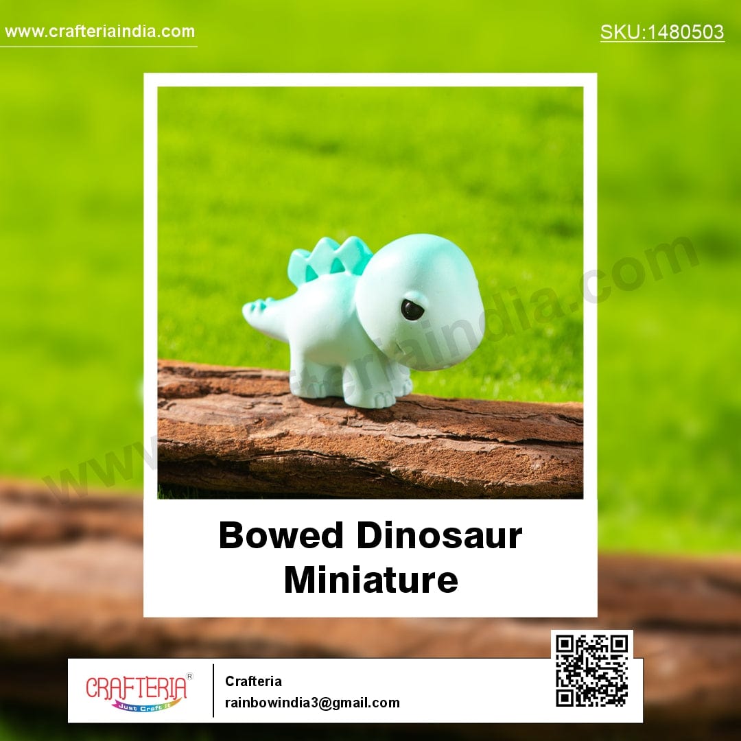 my store MINIATURE Bowed Dinosaur