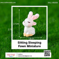 my store MINIATURE Sitting Sleeping Fawn