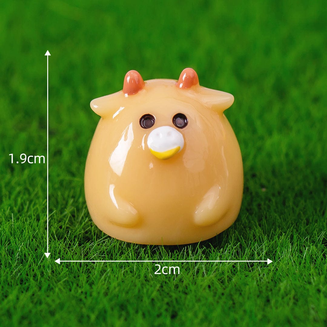 my store MINIATURE Calf Round Animal