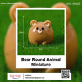 my store MINIATURE Bear Round Animal