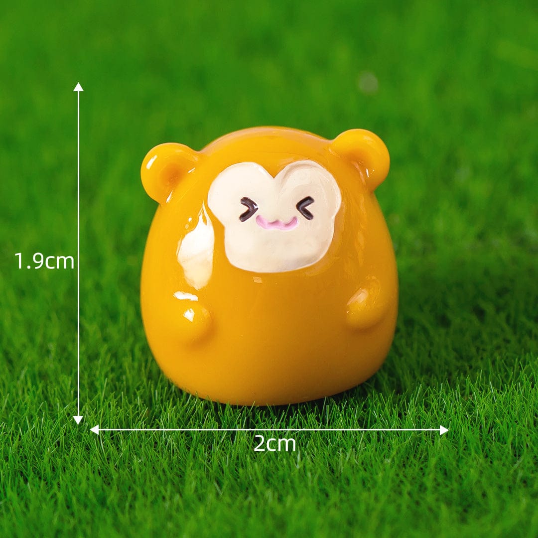 my store MINIATURE Little Monkey Round Animal