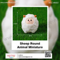 my store MINIATURE Sheep Round Animal