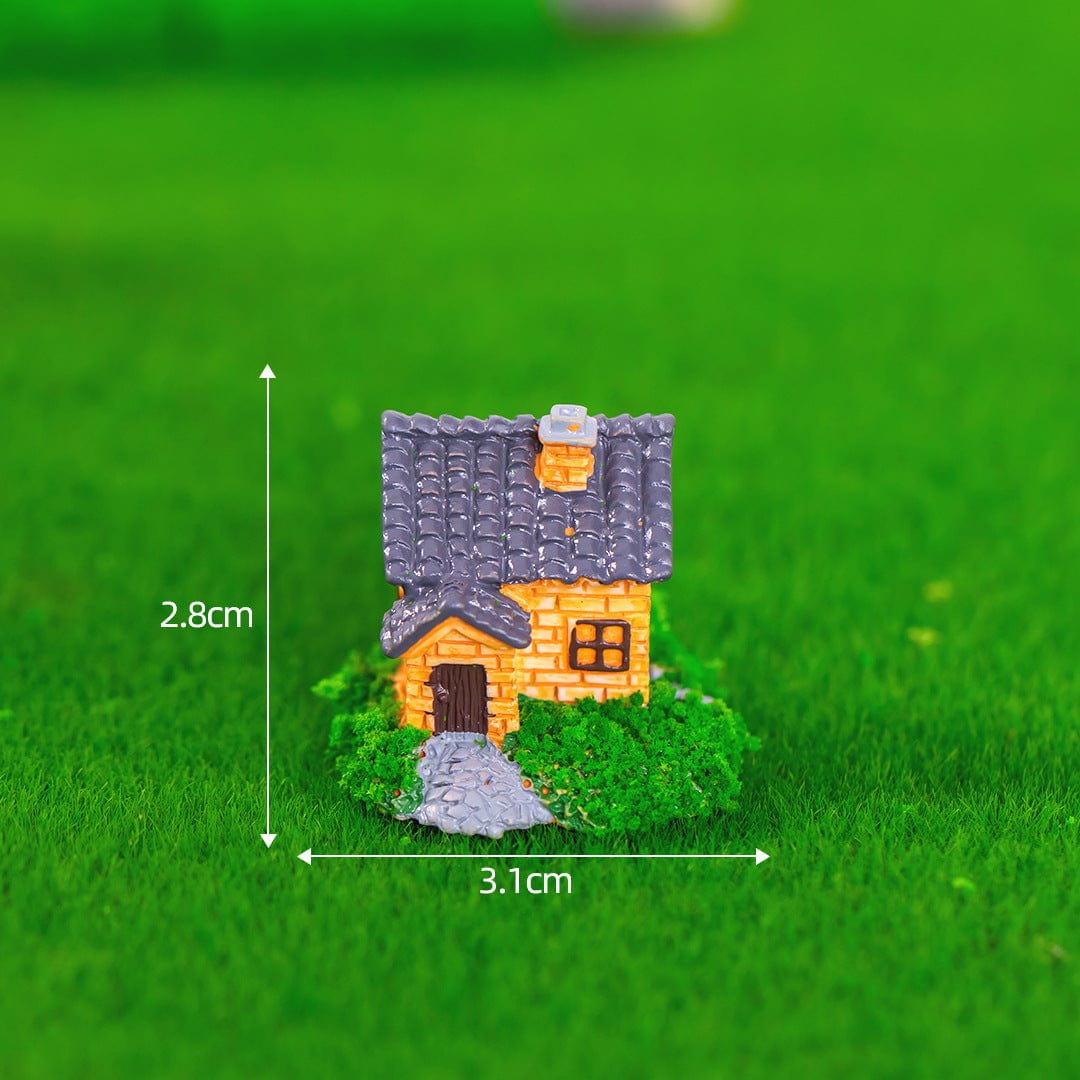 my store MINIATURE Orange House With Grass