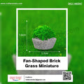 my store MINIATURE Fan-Shaped Brick Grass