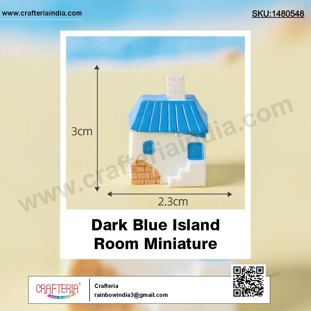 my store MINIATURE Dark Blue Island Room