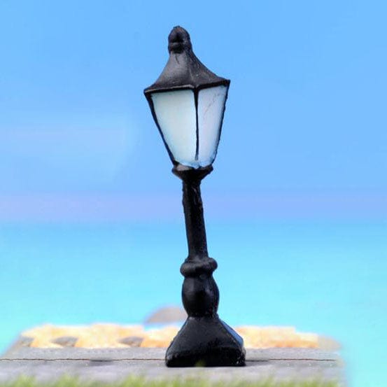 my store MINIATURE Unilateral Light Blue Retro Street Light