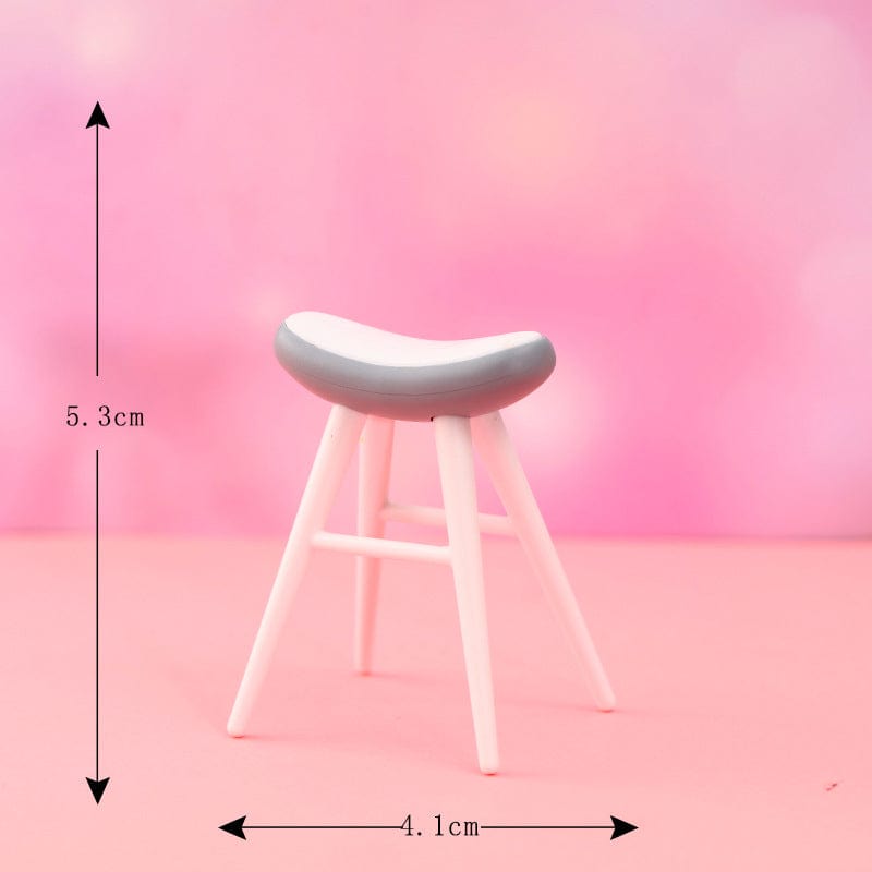 my store MINIATURE Gray Stool