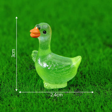 my store MINIATURE Green Walking Duck