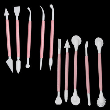 Crafteria 10-Piece Sculpting and Crafting Tool Set – Multi-Use for Detailing and Shaping