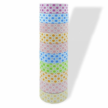 My Store WASHI TAPE Fabric Tape Mix Design 5MtX1.5Cm