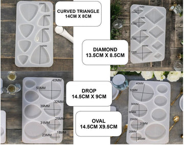 My Store Silicon Mould 4 IN 1 RAKHI,BRACELET & PENDANT JEWELLERY MOULD