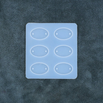 My Store Silicon Mould 6 Cavity Oval Rakhi & Bracelet Mould