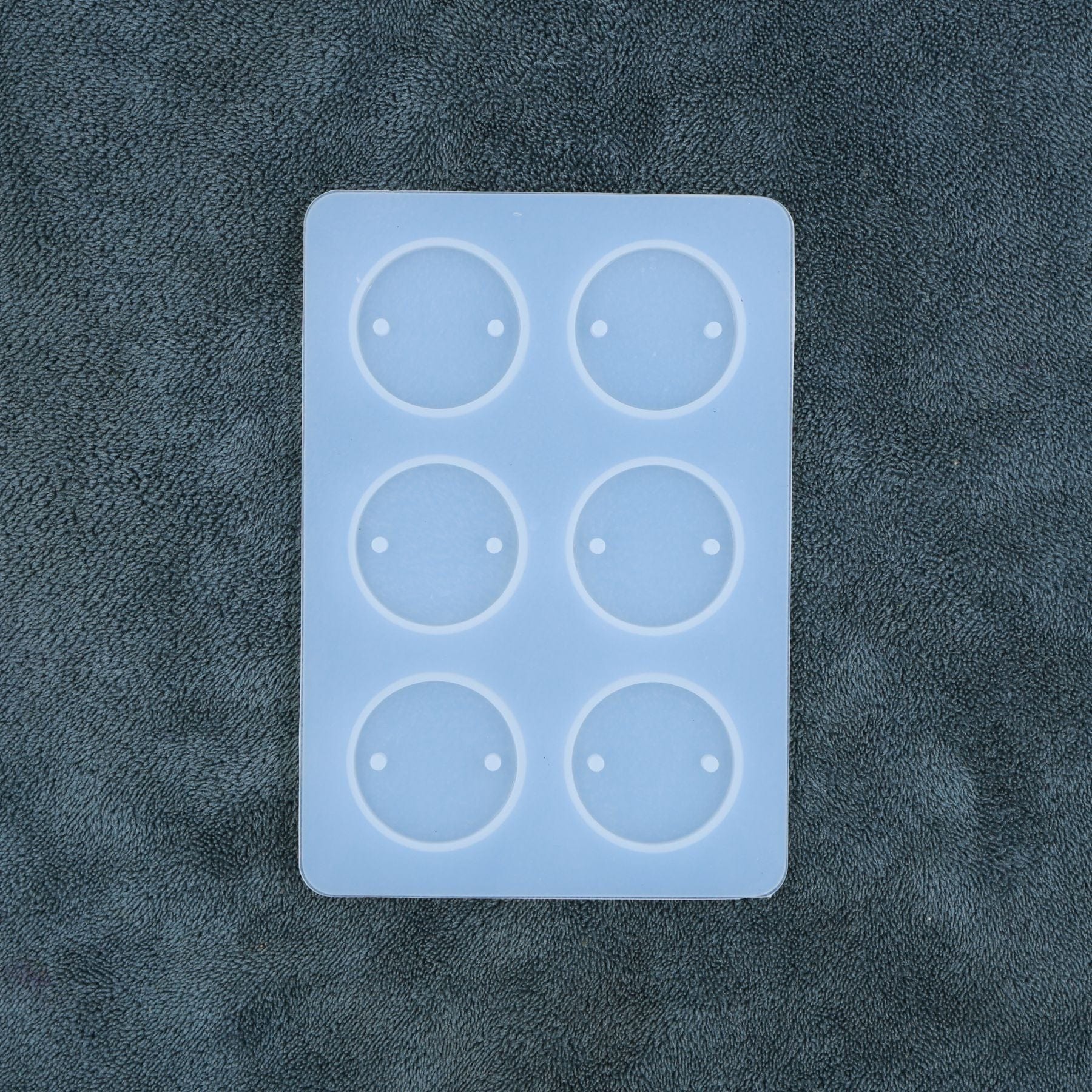 My Store Silicon Mould 6 Cavity Round Rakhi & Bracelet Mould