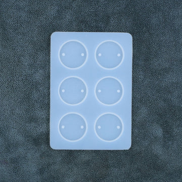 My Store Silicon Mould 6 Cavity Round Rakhi & Bracelet Mould