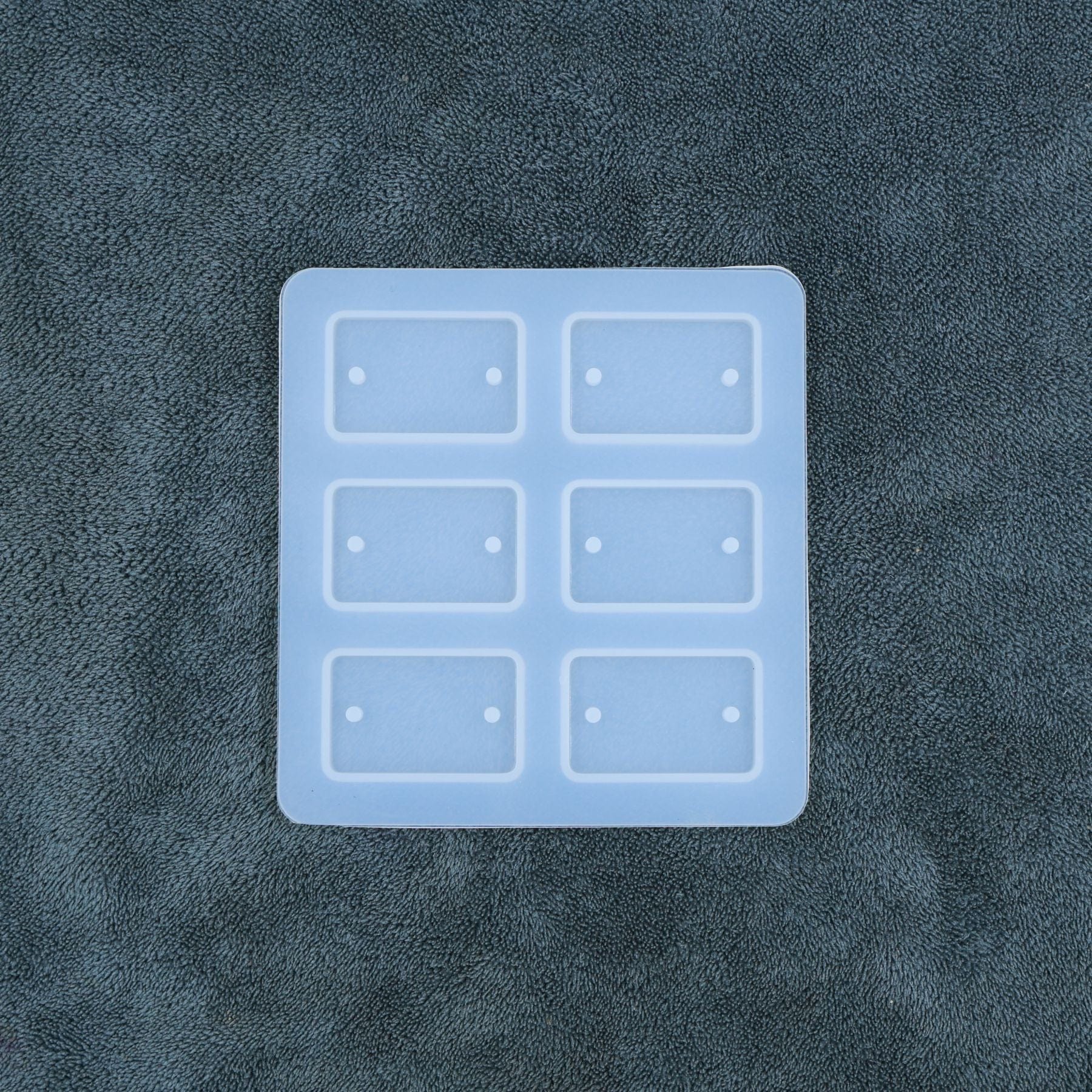 My Store Silicon Mould 6 Cavity Rectangle Rakhi & Bracelet Mould