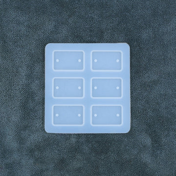 My Store Silicon Mould 6 Cavity Rectangle Rakhi & Bracelet Mould