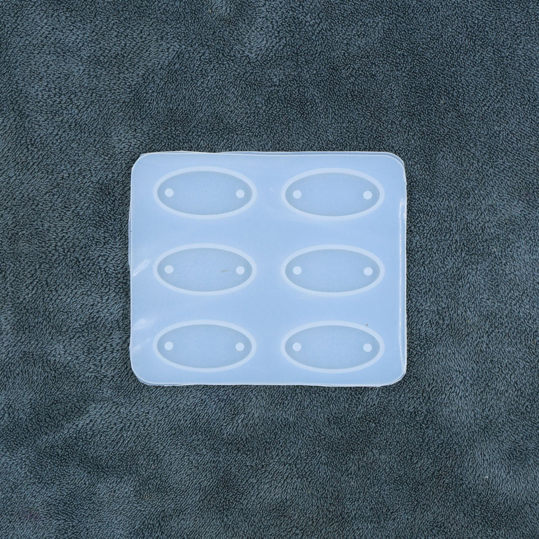 My Store Silicon Mould 6 Cavity Small Oval Rakhi & Bracelet Mould