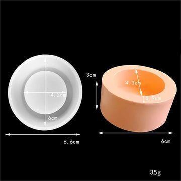 My Store Silicon Mould 1 Cavity Capsule Tea Light Holder Mould