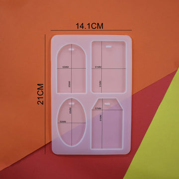 Crafteria Silicon Mould ID Card & Luggage Tag Holder Mould