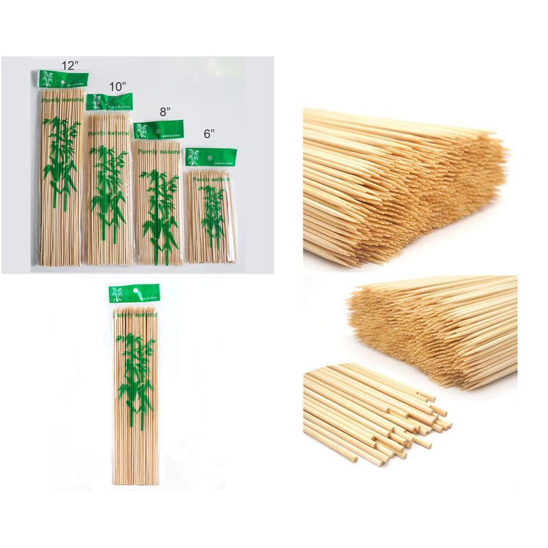 My Store WOODEN STICKS 12" CHOP STICKS THIN ROUND