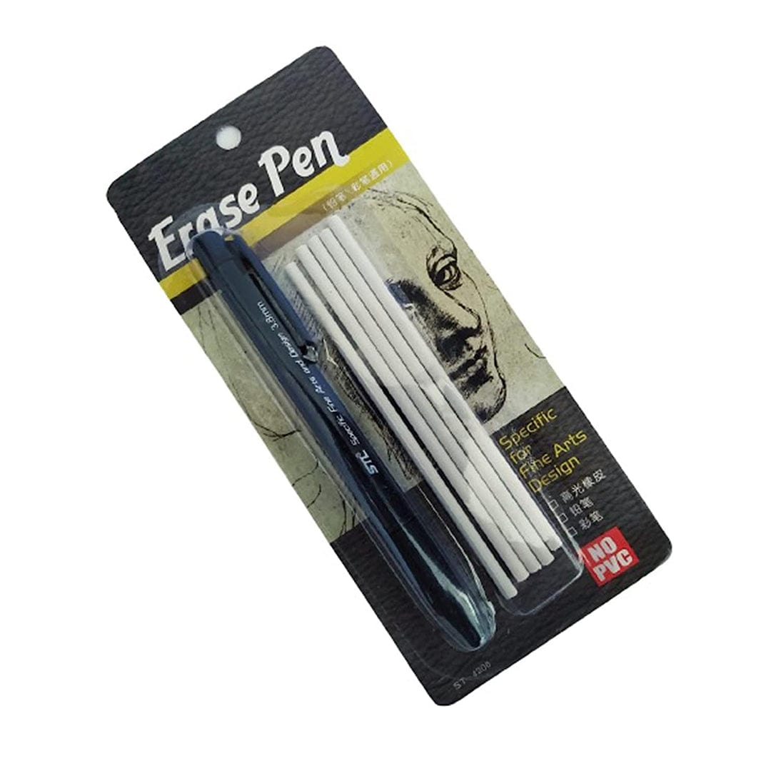 STL Stl Eraser Pen With 5 Refill/Set