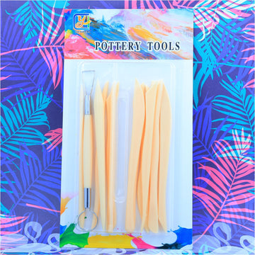 Keep Smiling POTTERY TOOL 12Pcs Clay Pottery Tools Set