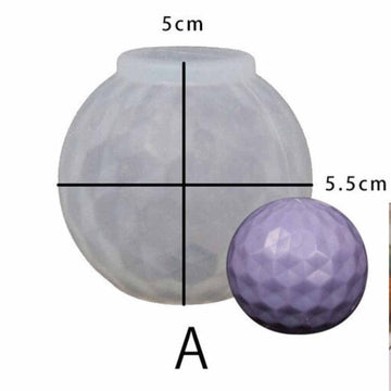 My Store Silicon Mould GEOMETRIC BALL CANDLE MOULD 84450