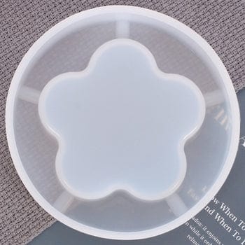 My Store Silicon Mould BIG 5 KALI FLORAL ASH TRAY MOULD