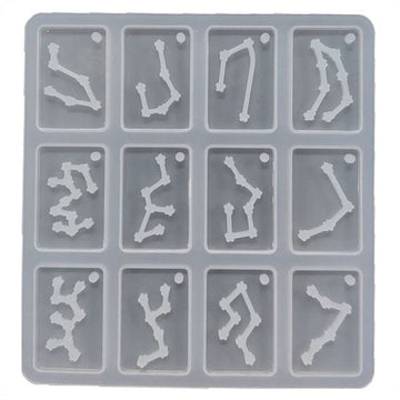 Crafteria 12 IN 1 ZODIAC SIGNS PENDANT MOULD