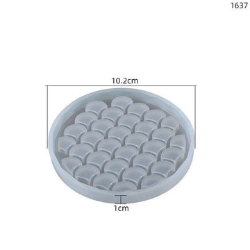 My Store Silicon Mould PATTERN 1 EFFECT COASTER MOULD