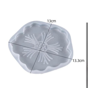 My Store Silicon Mould FLOWER COASTER MOULD