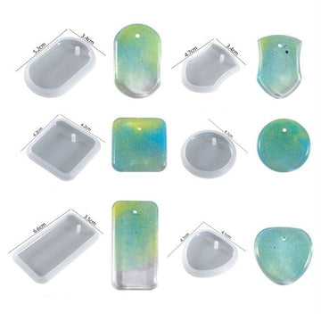 My Store Silicon Mould 6 IN 1 PENDANT & KEYCHAIN MOULD