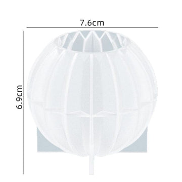 My Store Silicon Mould ROUND MODAK DESIGNER CANDLE MOULD