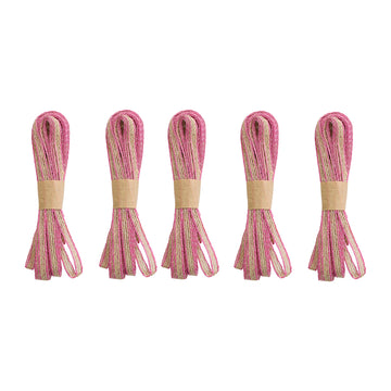 Pink & Natural Twine Thread Bundles