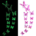 Crafteria Glow In Dark 3D Butterfly Stickers