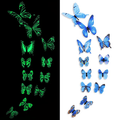 Crafteria Glow In Dark 3D Butterfly Stickers