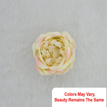 Crafteria Yellow & Pink Lotus-1 Artificial flowers D11