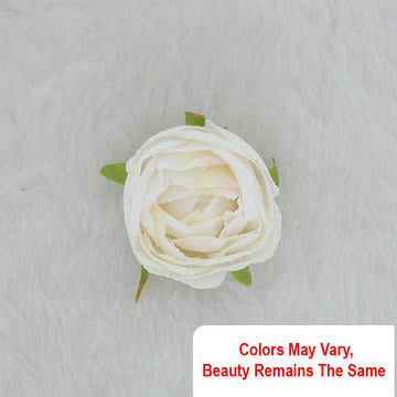Crafteria Off White Heavy Rose Artificial flowers D15