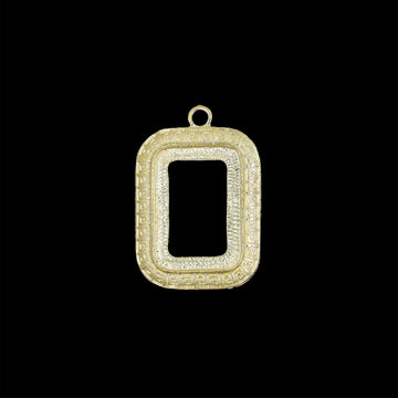 My Store BEZELS Gold Rectangle Bezels