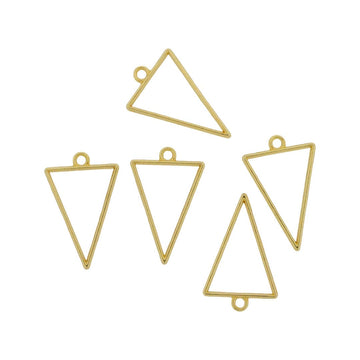 Crafteria Gold 5 In 1 Inverted Triangle Bezels Set