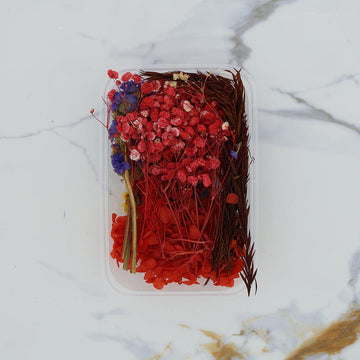 Crafteria 3D Dried Flower Red Theme