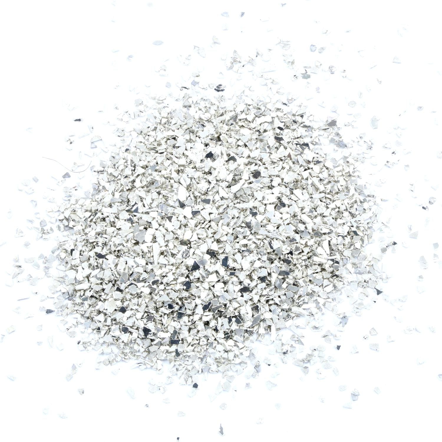 My Store Silver Small Metallic Glass Chips