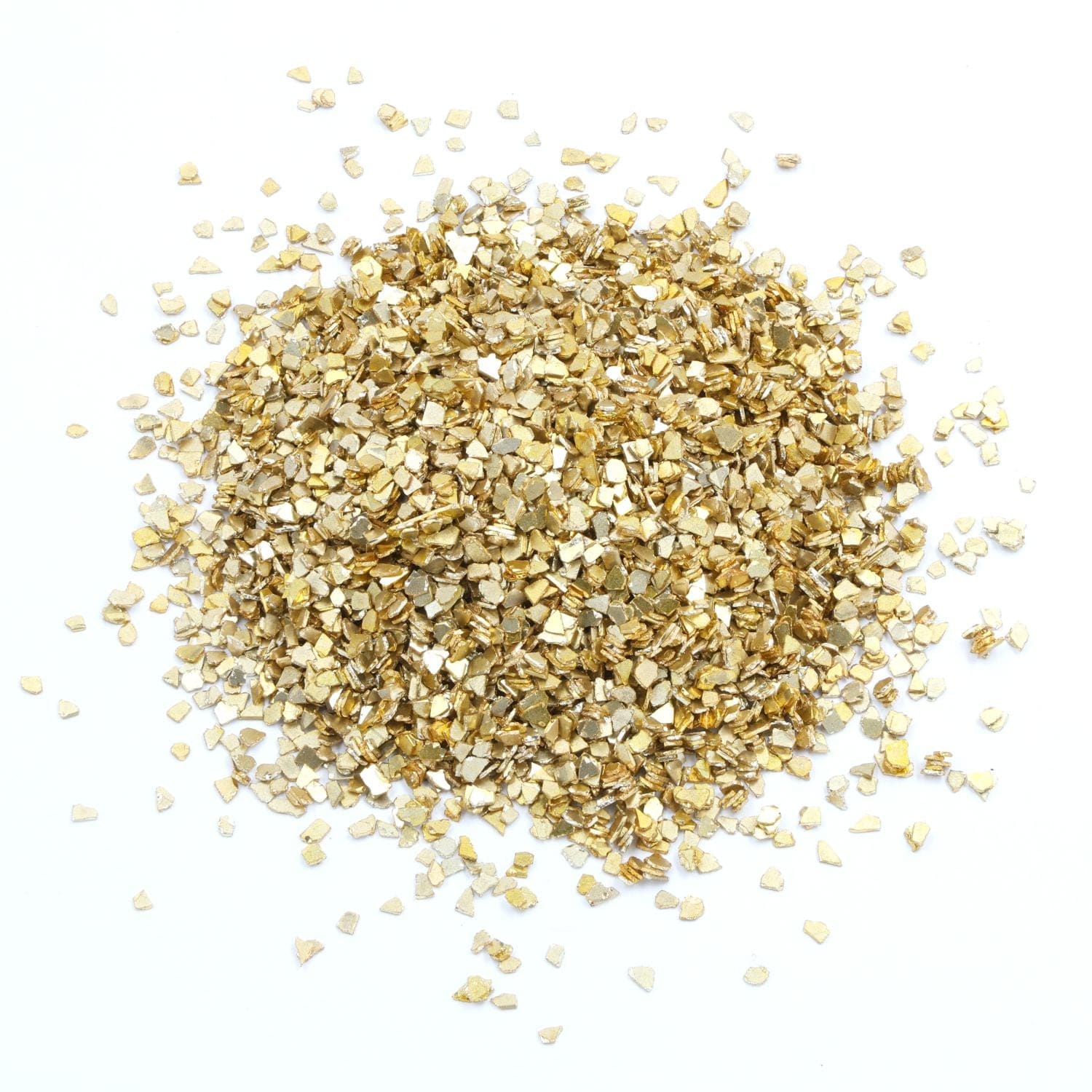 My Store Gold Medium Metallic Glass Chips